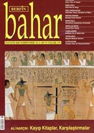 Berfin Bahar Aylık Kültür, Sanat ve Edebiyat Dergisi Sayı: 127 - 1