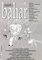 Berfin Bahar Aylık Kültür, Sanat ve Edebiyat Dergisi Sayı: 138 - 1