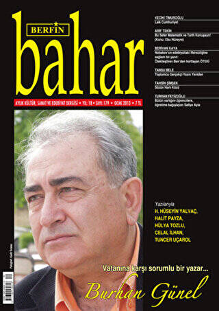 Berfin Bahar Aylık Kültür, Sanat ve Edebiyat Dergisi Sayı: 179 - 1