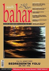 Berfin Bahar Aylık Kültür Sanat ve Edebiyat Dergisi Sayı 250 Aralık 2018 - 1