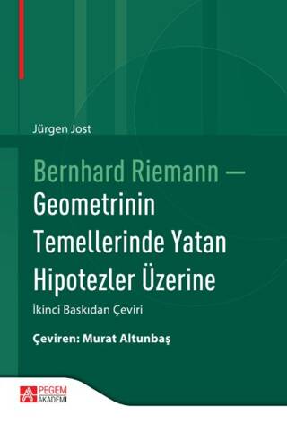Bernhard Riemann - Geometrinin Temellerinde Yatan Hipotezler Üzerine - 1