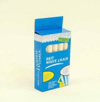 Best Color Chalk Beyaz Tebeşir 10Lu Paket - 1