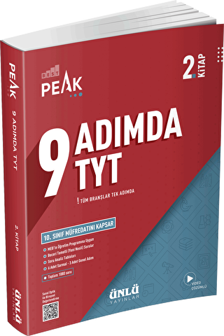 Best Peak 9 Adımda TYT Soru Bankası 2. Kitap - 1