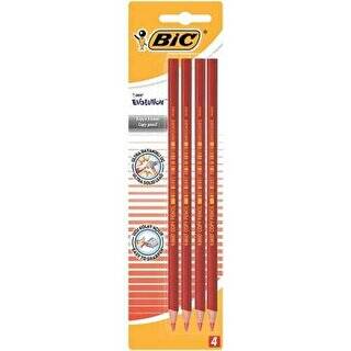 Bic Evolution Kırmızı Kopya Kalemi 4`lü Blister - 1