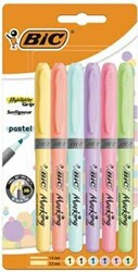 Bic Marking Highlighter Grip Pastel 6lı Blister - Bic