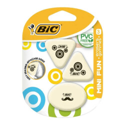 Bic Mini Fun Silgi 3`Lü Blister - Bic