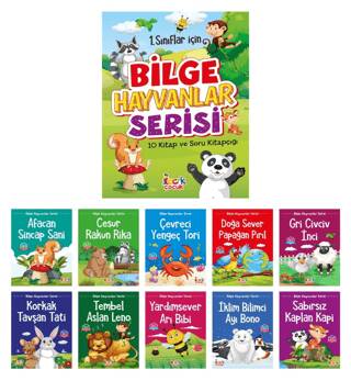 Bilge Hayvanlar Serisi 10 Kitap+Soru Kitapçığı - 1