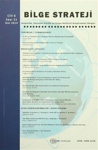 Bilge Strateji Dergisi Cilt: 6 - Sayı:11 Güz 2014 - 1