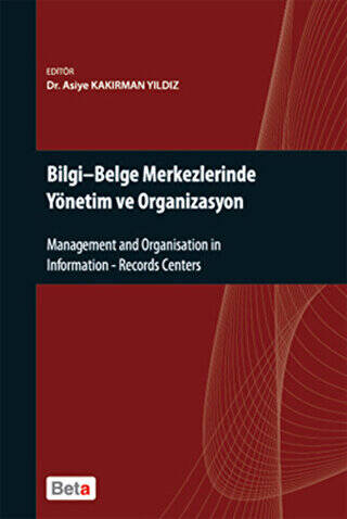 Bilgi - Belge Merkezlerinde Yönetim ve Organizasyon - 1