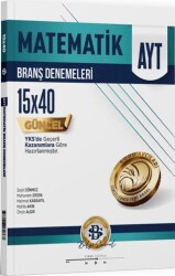 AYT Matematik 15 x 40 Branş Denemeleri - Bilgi Sarmal Yayınları