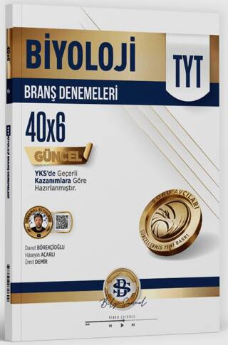 TYT Biyoloji 40 x 6 Branş Denemeleri - 1