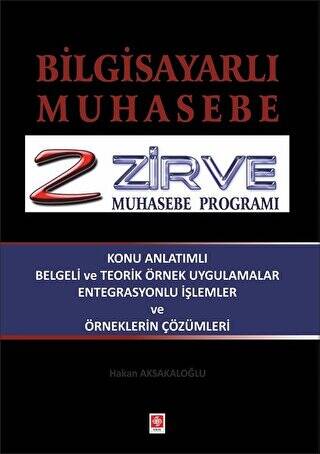 Bilgisayarlı Muhasebe Zirve Muhasebe Programı - 1