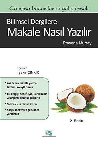 Bilimsel Dergilere Makale Nasıl Yazılır - 1