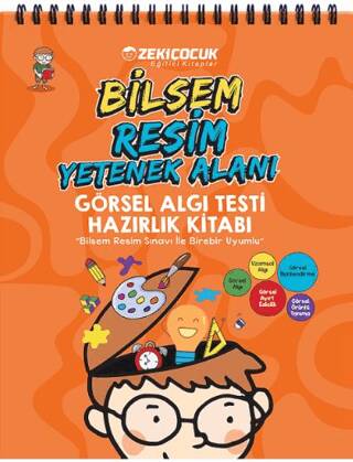 Bilsem Resim Yetenek Alanı Görsel Algı Testi Hazırlık Kitabı - 1