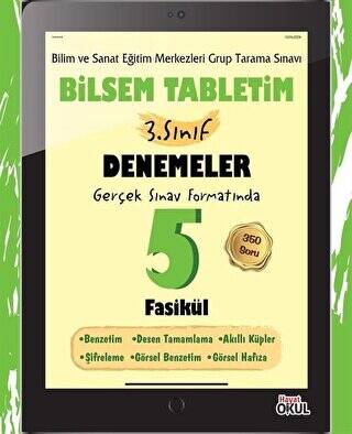 Bilsem Tabletim 3. Sınıf Denemeler 5 Fasikül - 1