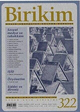 Birikim Aylık Sosyalist Kültür Dergisi Sayı: 322 Şubat 2016 - 1