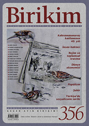 Birikim Aylık Sosyalist Kültür Dergisi Sayı: 356 Aralık 2018 - 1