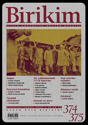 Birikim Aylık Sosyalist Kültür Dergisi Sayı: 374 - 375 Haziran-Temmuz 2020 - 1