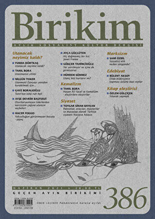Birikim Aylık Sosyalist Kültür Dergisi Sayı: 386 Haziran 2021 - 1