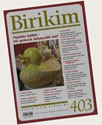 Birikim Aylık Sosyalist Kültür Dergisi Sayı: 403 - Kasım 2022 - 1