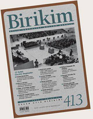 Birikim Aylık Sosyalist Kültür Dergisi Sayı: 413 Eylül 2023 - 1