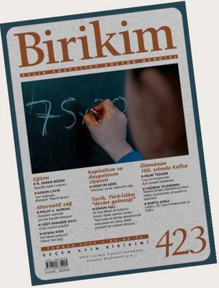 Birikim Aylık Sosyalist Kültür Dergisi Sayı: 423 Temmuz 2024 - 1