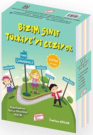 Bizim Sınıf Türkiyeyi Geziyor Serisi 8 Kitap Set - 1