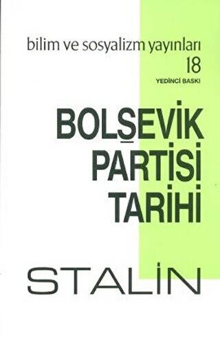 Bolşevik Partisi Tarihi - 1