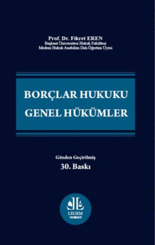 Borçlar Hukuku Genel Hükümler - 1