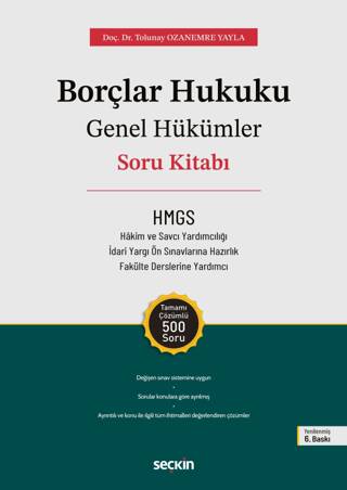 Borçlar Hukuku Genel Hükümler Soru Kitabı - 1