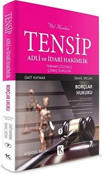 Borçlar Hukuku - Tensip Adli ve İdari Hakimlik Tamamı Çözümlü Çıkmış Sorular - 1