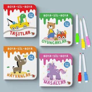 Boya-Sil-Boya 4 Kitap + 5 Kalem Seti - 1