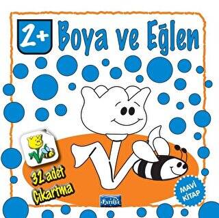 Boya ve Eğlen - Mavi Kitap - 32 Adet Çıkartma - 1