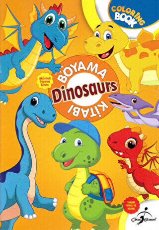 Boyama Kitabı - 4 Dinosaurs - 1