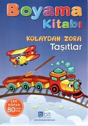 Boyama Kitabı - Kolaydan Zora Taşıtlar - 1