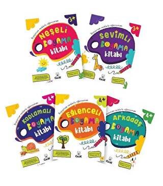 Boyama Kitabı Serisi 5 Kitap Takım - 1