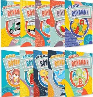 Boyama Kitapları 10 Kitap Takım - 1