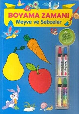 Boyama Zamanı: Meyve ve Sebzeler - 1