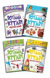 Boyayarak İngilizce Öğren Seti 4 Kitap Takım - 1