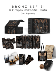 Bronz Serisi 6 Kitaplık Mıknatıslı Kutu - Yan Boyamalı - 1