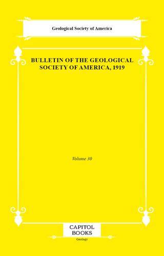 Bulletin of the Geological Society of America, 1919 - 1