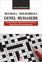 Bulmaca-Doldurmaca Genel Muhasebe - 1