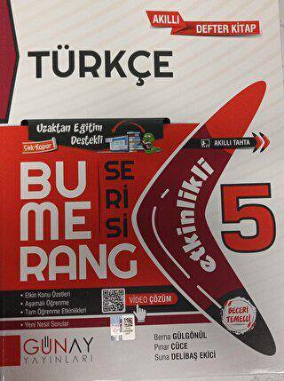 Bumerang 5. Sınıf Türkçe Etkinlikli Defter Kitap - 1