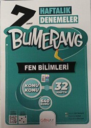 Bumerang 7. Sınıf Fen Bilimleri Haftalık Denemeler - 1