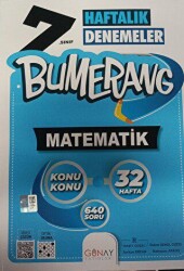 Bumerang 7. Sınıf Matematik Haftalık Denemeler - 1