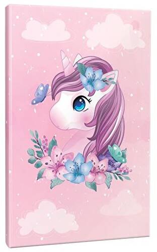 Butterfly Unicorn Çizgili Defter - 1
