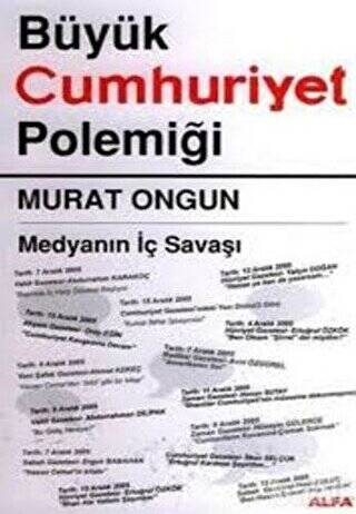 Büyük Cumhuriyet Polemiği Medyanın İç Savaşı - 1