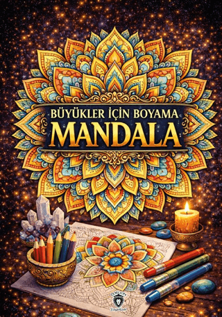 Büyükler İçin Boyama Mandala - 1