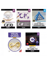 C# Eğitim Seti 5 Kitap Takım - Kodlab Yayın Dağıtım