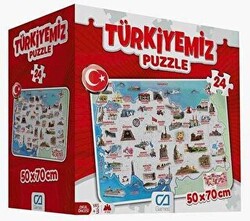 Ca Games Türkiyemiz Yer Puzzle 24 Parça - 1